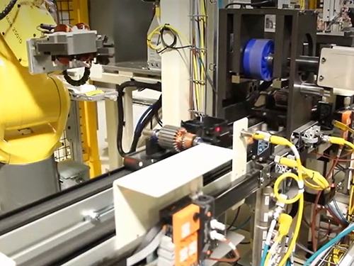 電動機自動裝配線